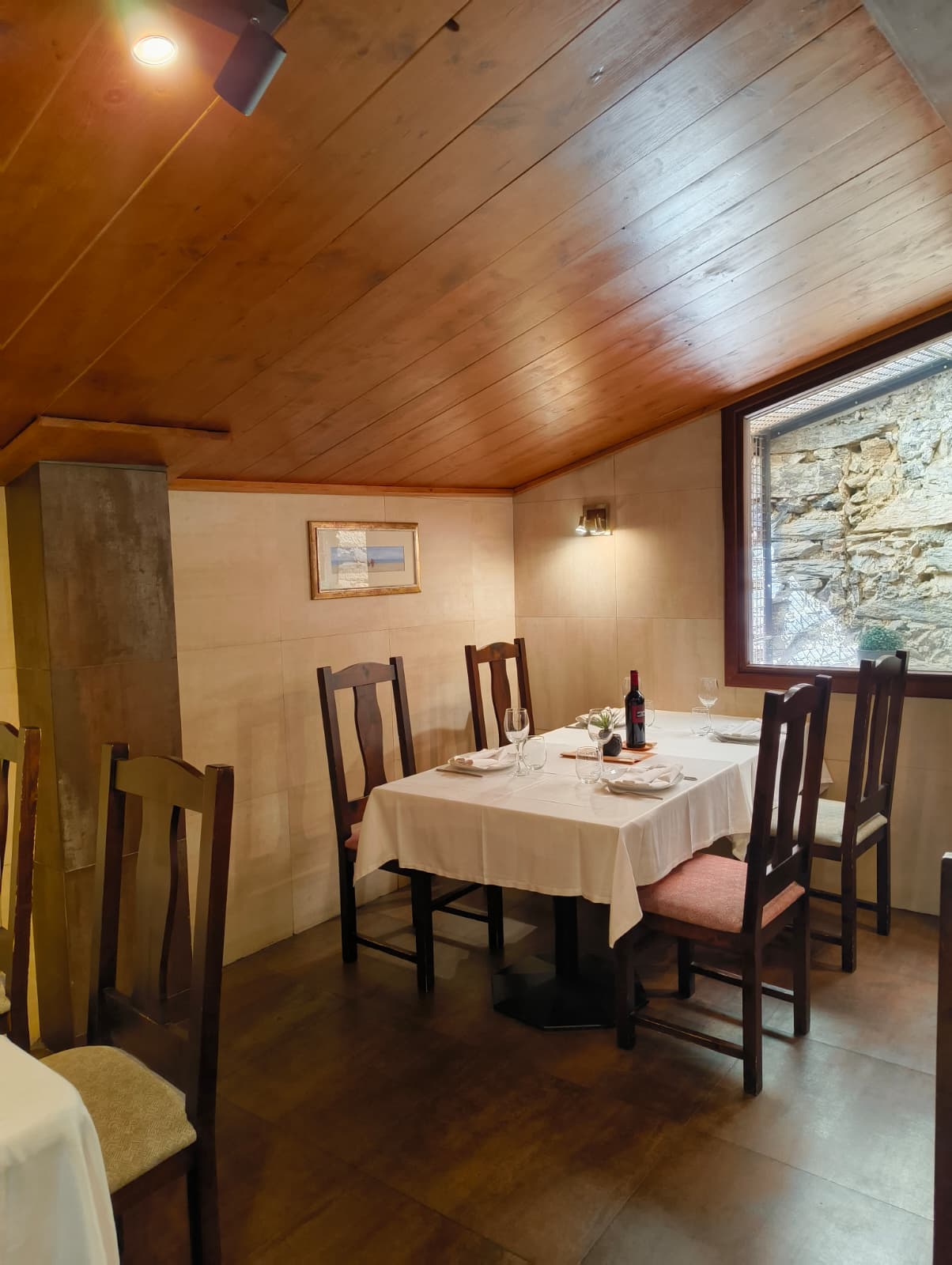 Comedor íntimo para grupos reducidos